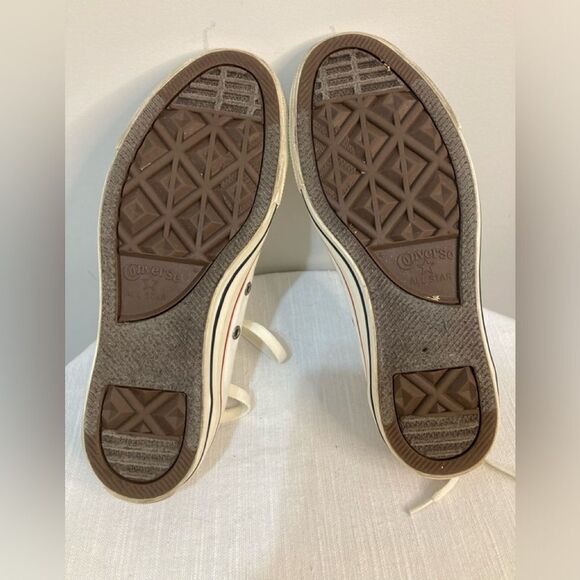 White Wedding Converse size 7.5 - Picture 8 of 10
